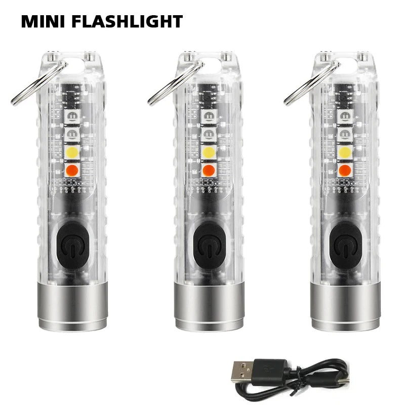 Magnet Multifunction Warning Camping Flashlight